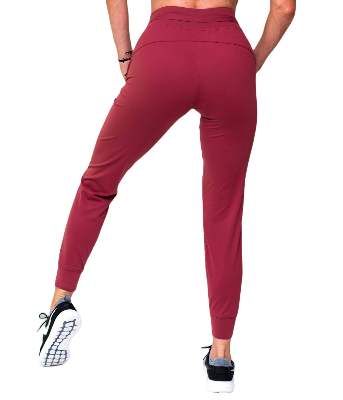  Style Luxe Activewear Multi Use Joggers - Red - Bonton