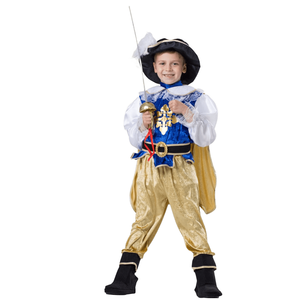  Dress Up America Musketeer Costume - Kids by Dress Up America - Large (12-14) - Bonton