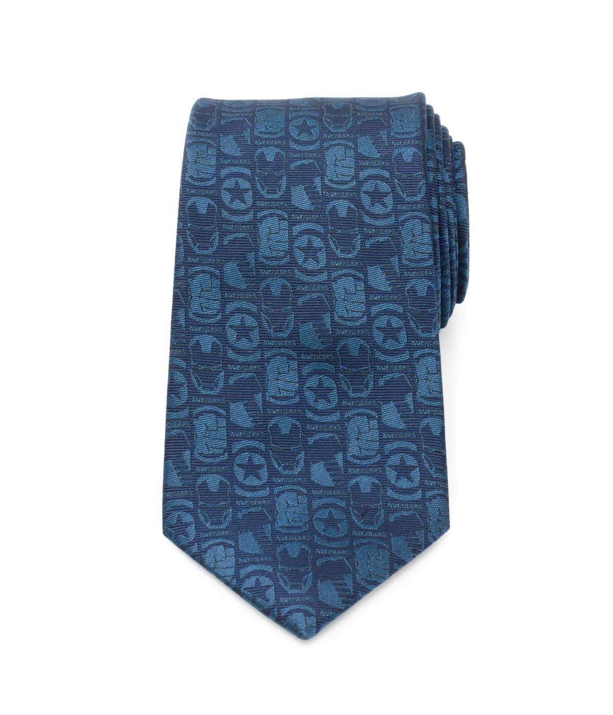  Cufflinks Avengers Blue Men's Tie - Blue - Bonton