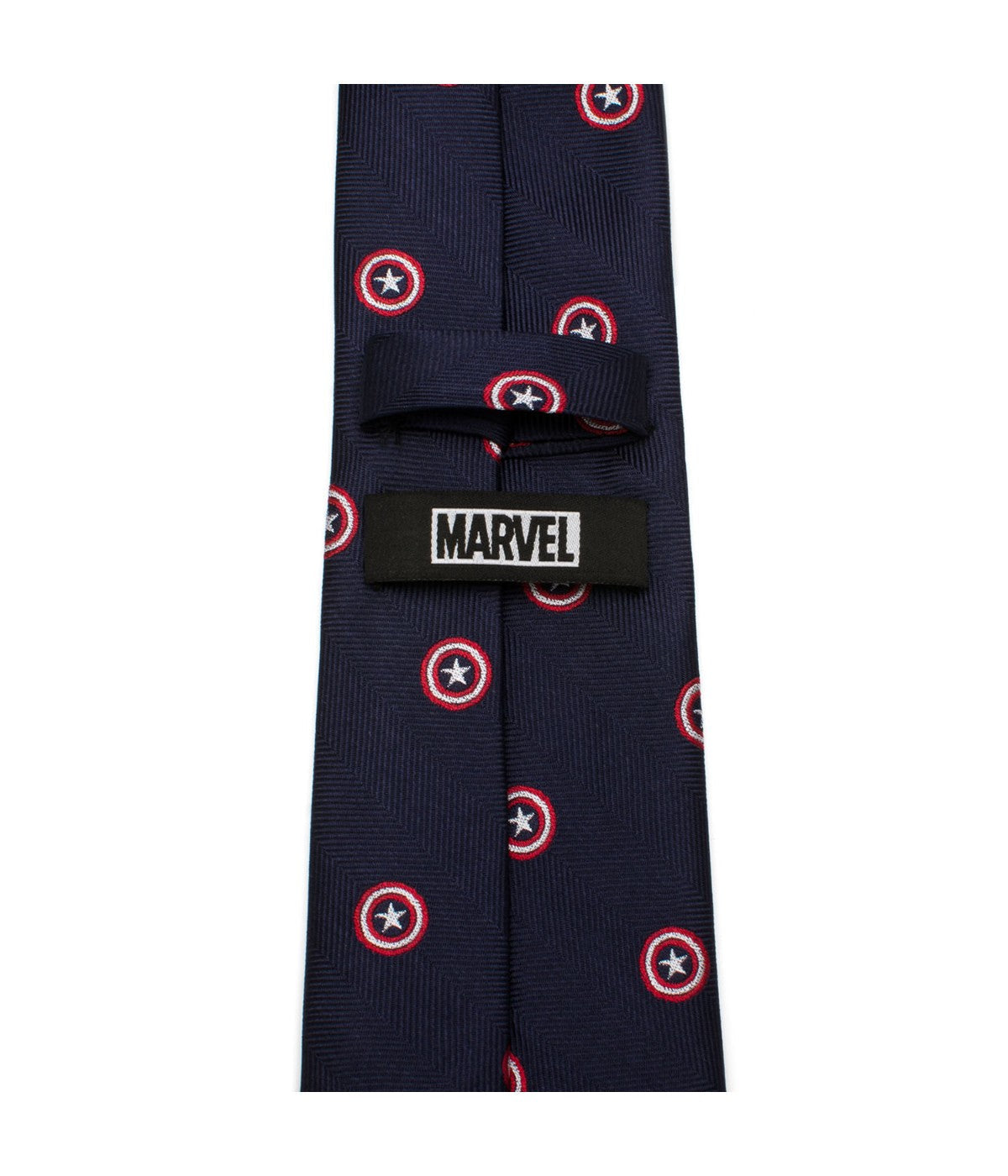  Cufflinks Captain America Navy Tie - Navy - Bonton