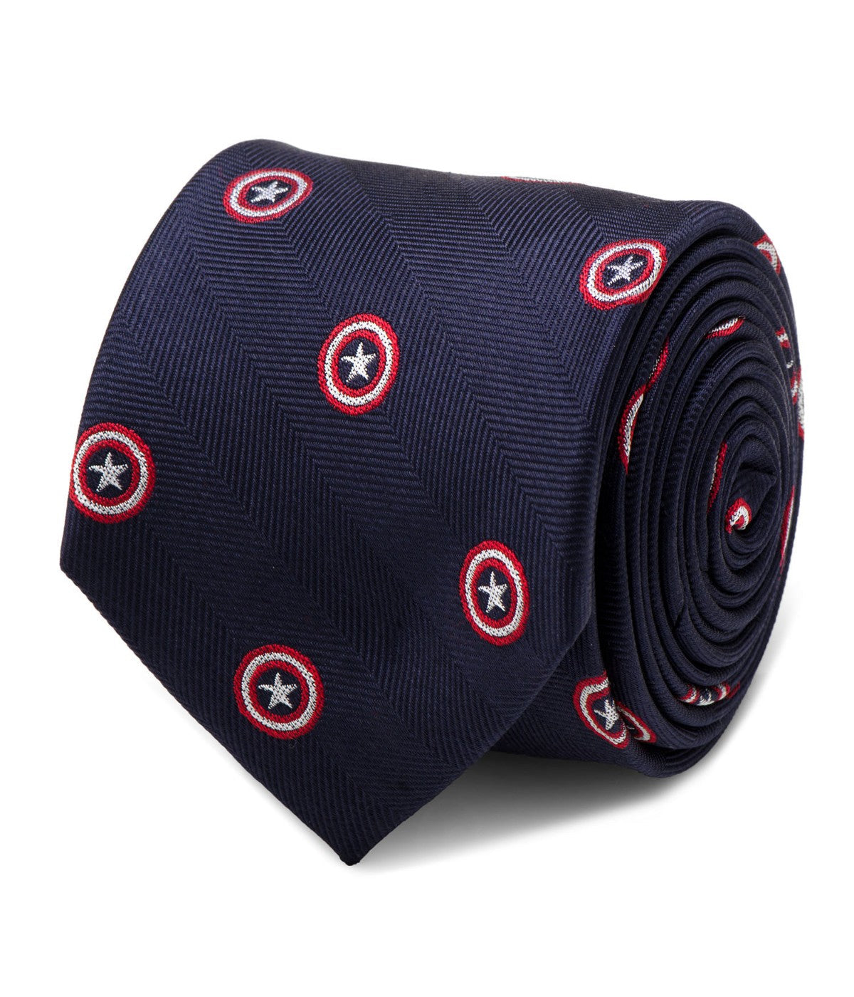  Cufflinks Captain America Navy Tie - Navy - Bonton