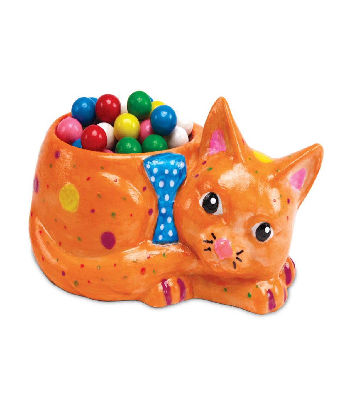  Paint Your Own Porcelain Cat Dish Multi - Multi - Bonton