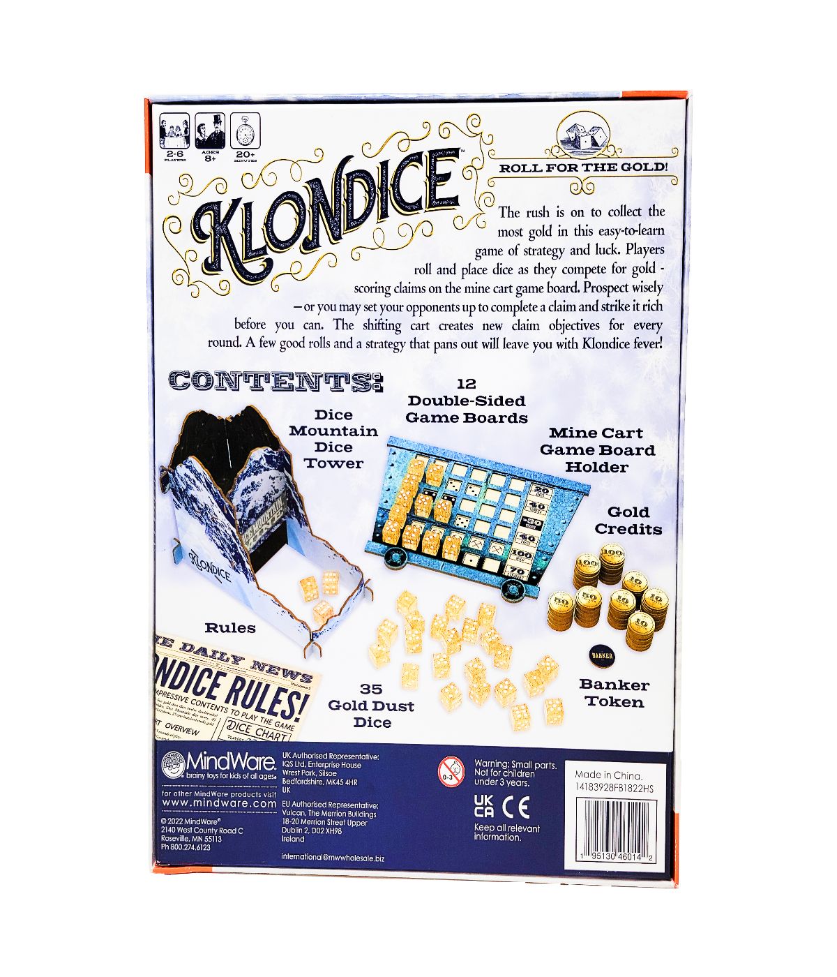  Klondice - Roll for the Gold! Multi - Multi - Bonton