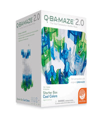 Q-BA-MAZE 2.0 Starter Box - Cool Colors: 50 Pcs Multi