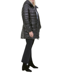 Windsor Faux Parka Plus Size Black