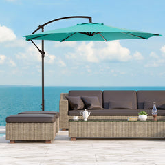 10 Ft Outdoor Patio Cantilever Offset Umbrella