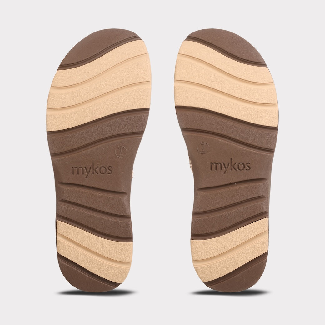  Mykos Nami Women's Thong Sandal - Chocolate - Bonton