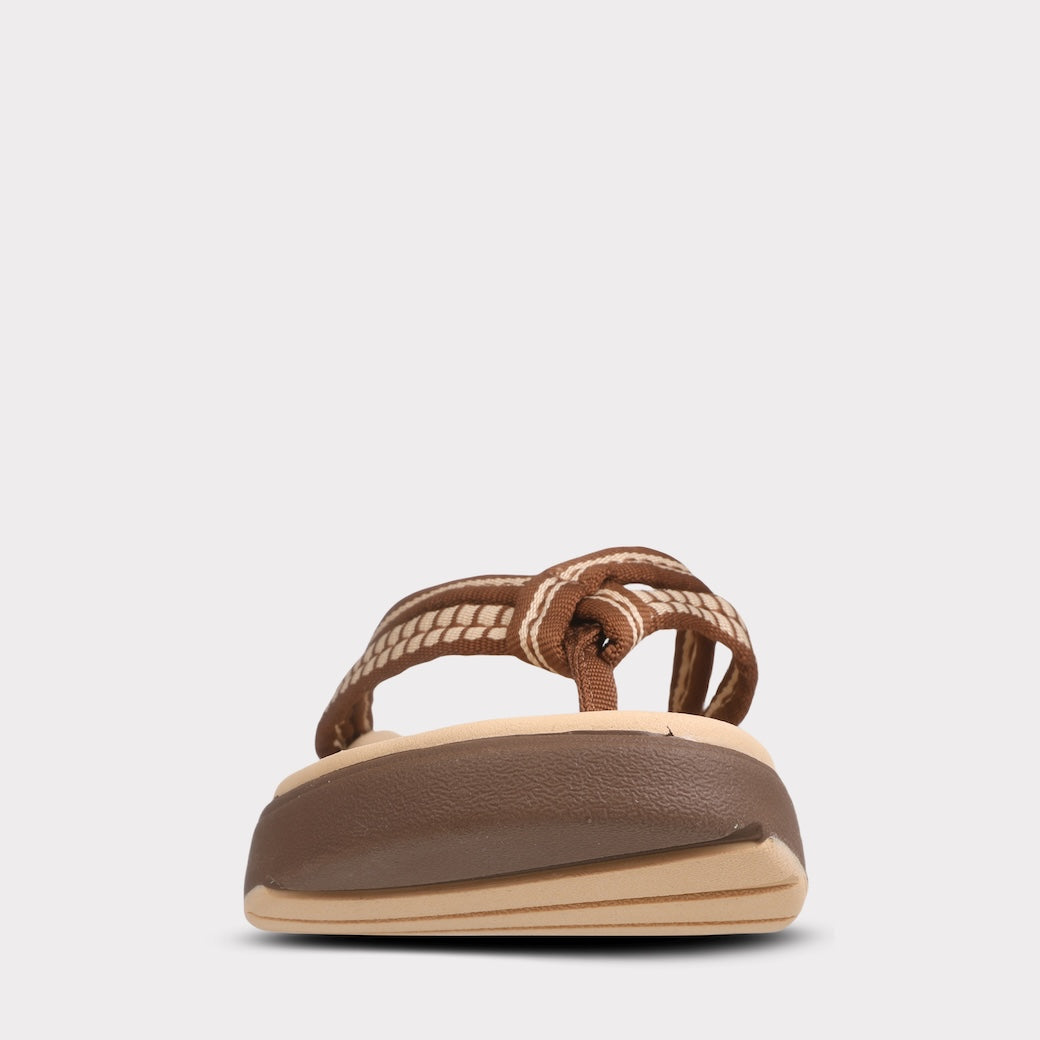  Mykos Nami Women's Thong Sandal - Chocolate - Bonton