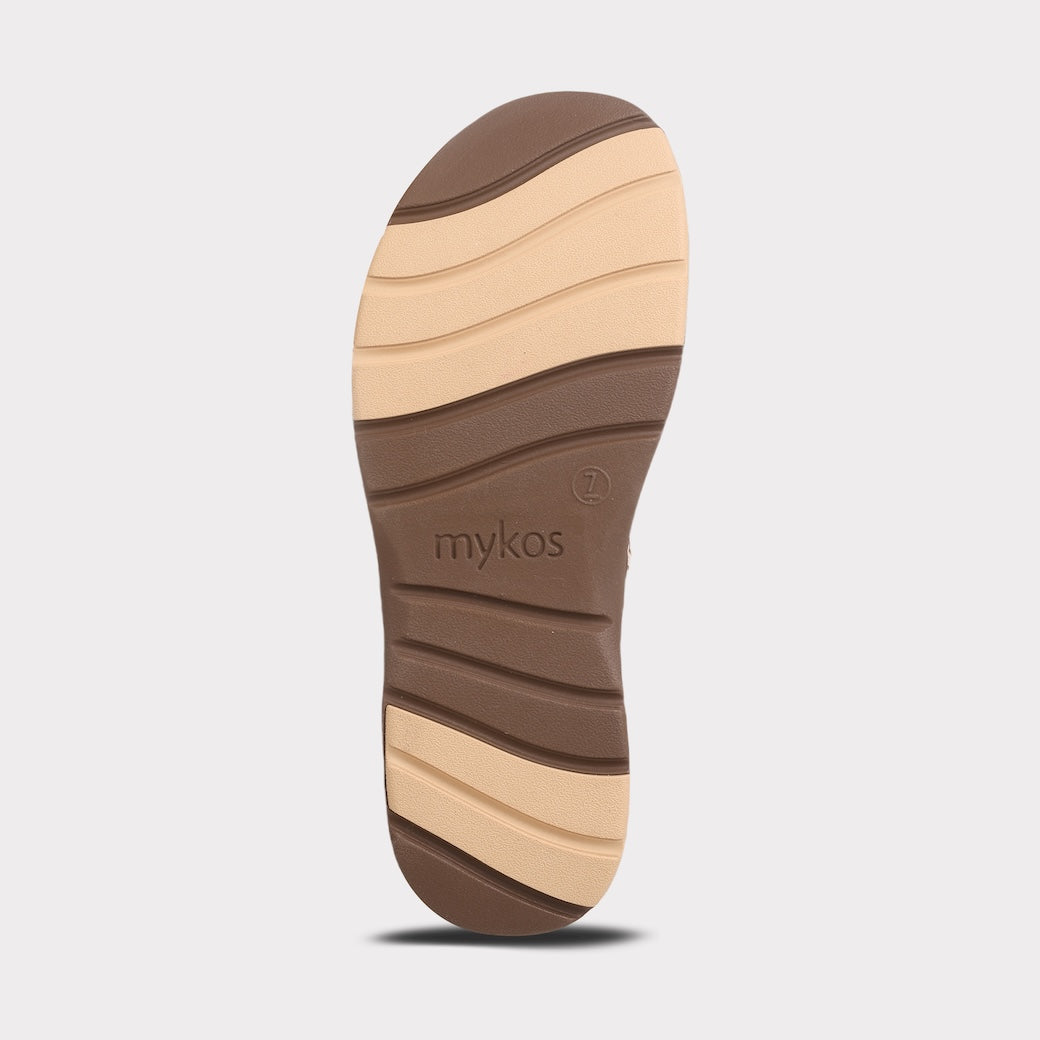  Mykos Nami Women's Thong Sandal - Chocolate - Bonton