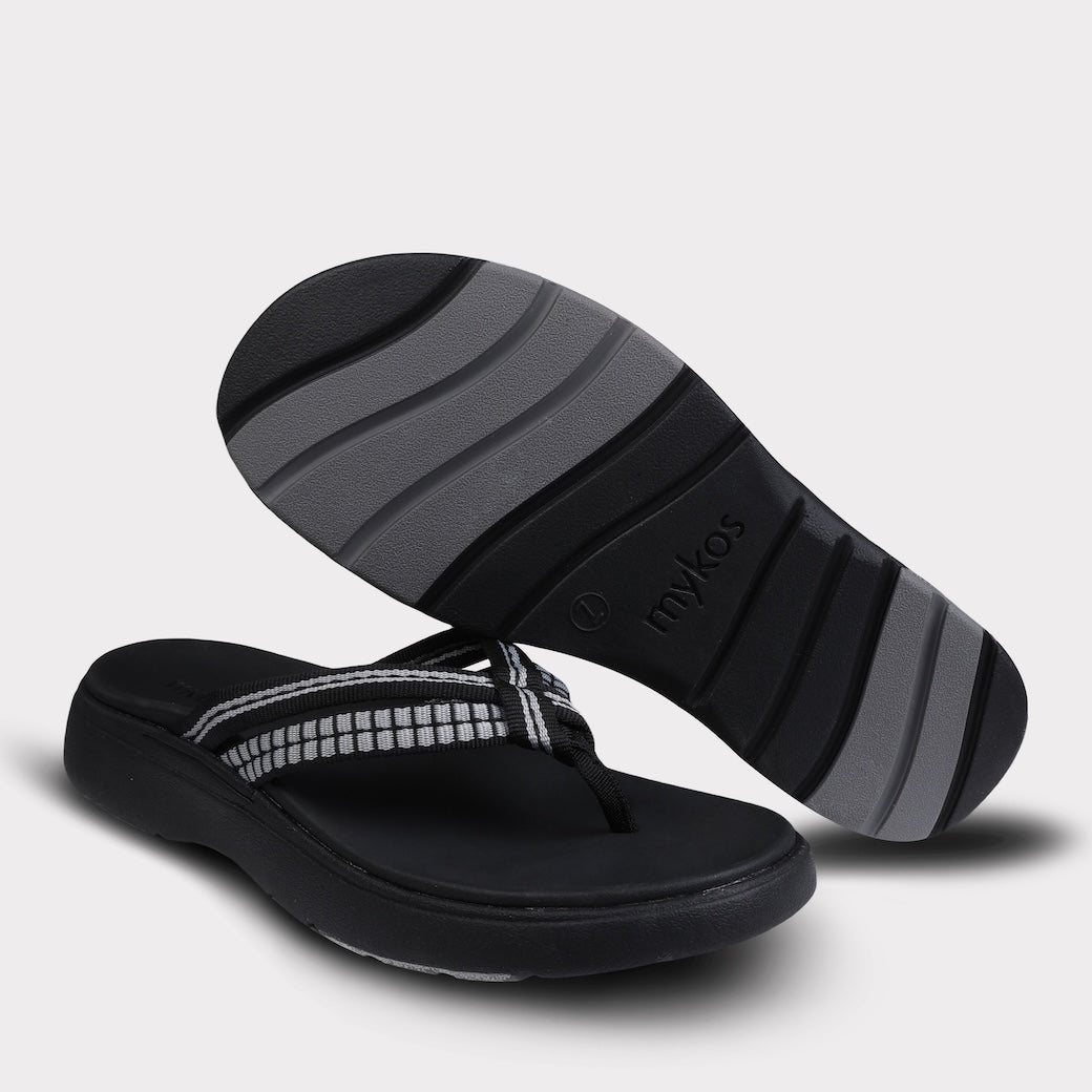  Mykos Nami Women's Thong Sandal - Chocolate - Bonton