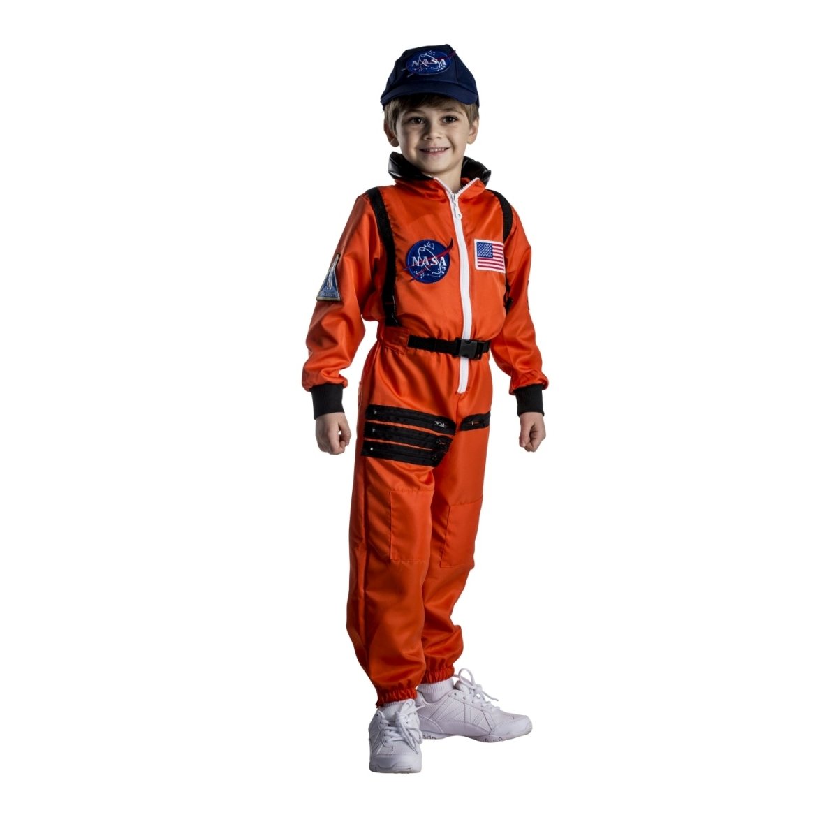  Dress Up America NASA Astronaut Costume Orange - Kids by Dress Up America - Large (12-14) - Bonton