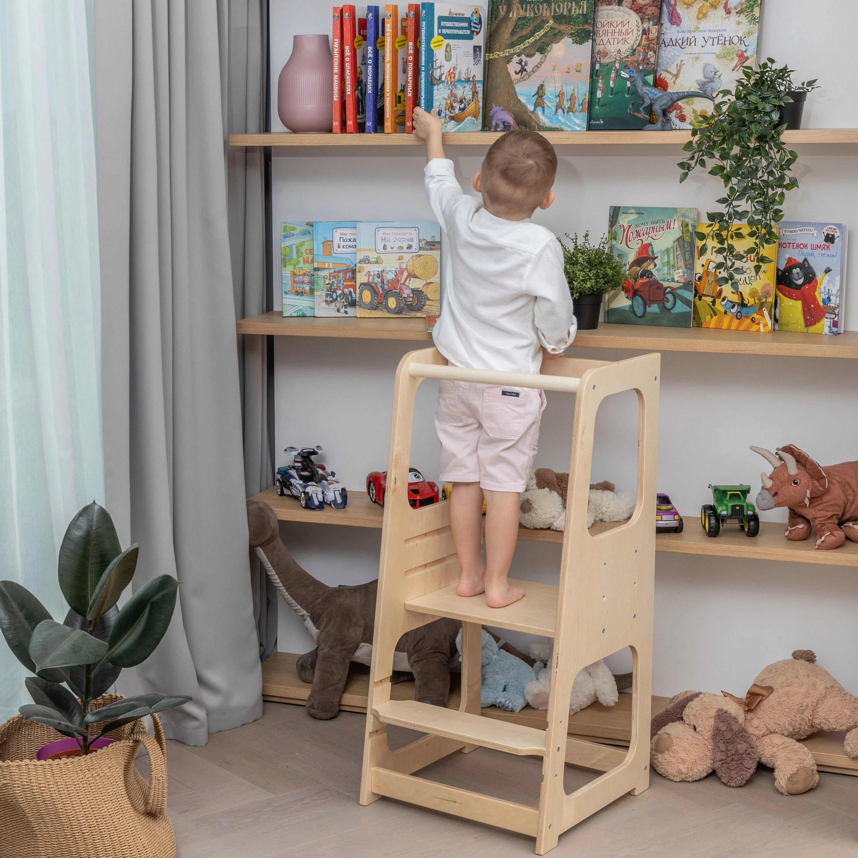  ToyBox Learning Tower by ToyBox - Natural wood - Bonton