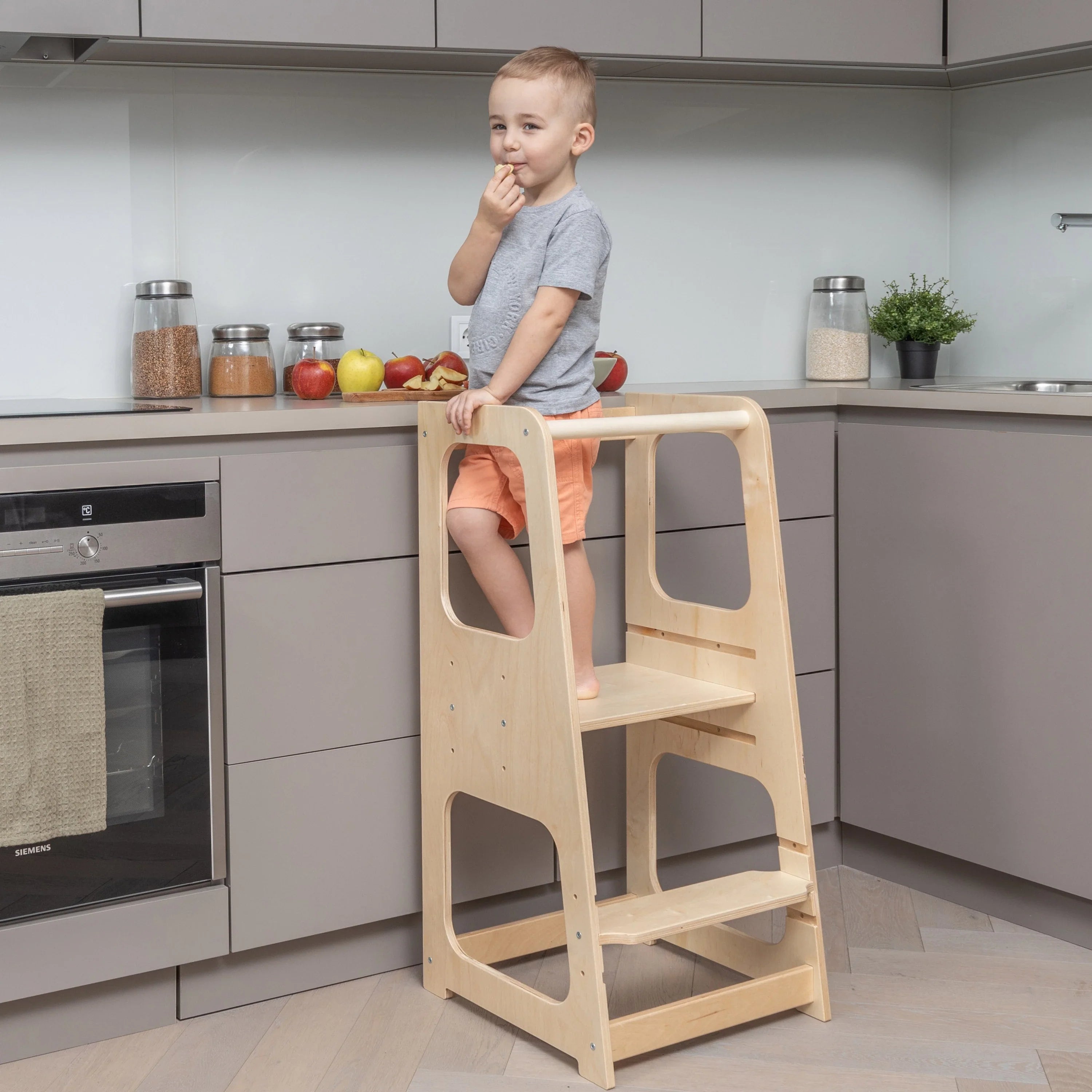  ToyBox Learning Tower by ToyBox - Natural wood - Bonton