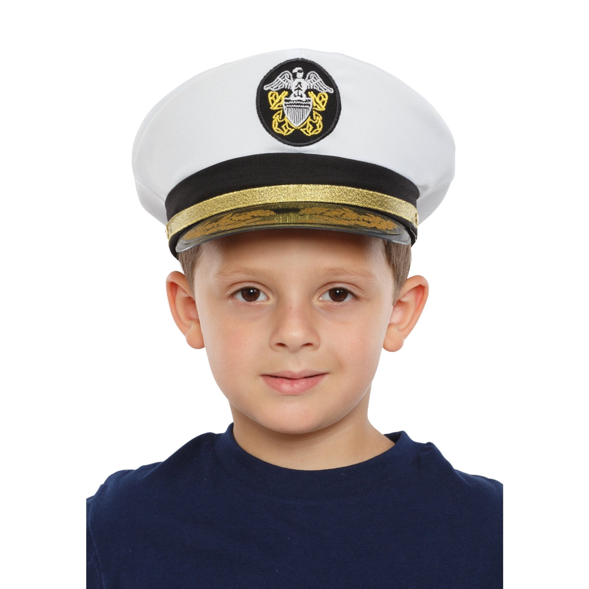  Dress Up America Navy Admiral Hat - Kids by Dress Up America - Default Title - Bonton