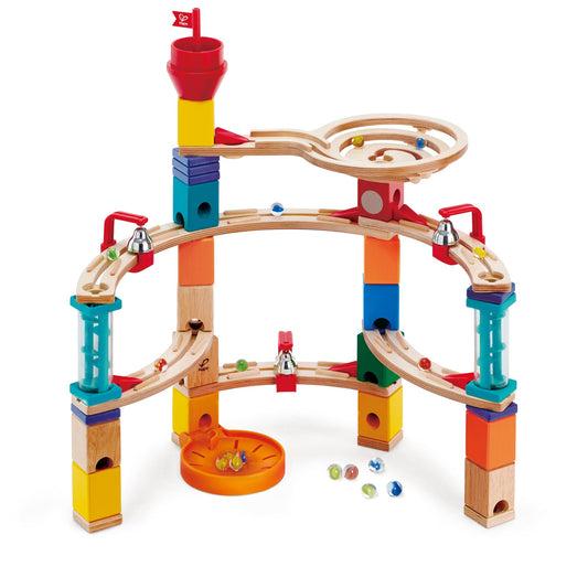 Hape Quadrilla Castle Wooden Marble Run Construction