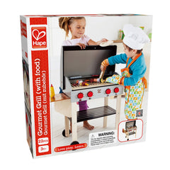 Hape Gourmet Grill Wooden Play Kitchen & Food Accessories