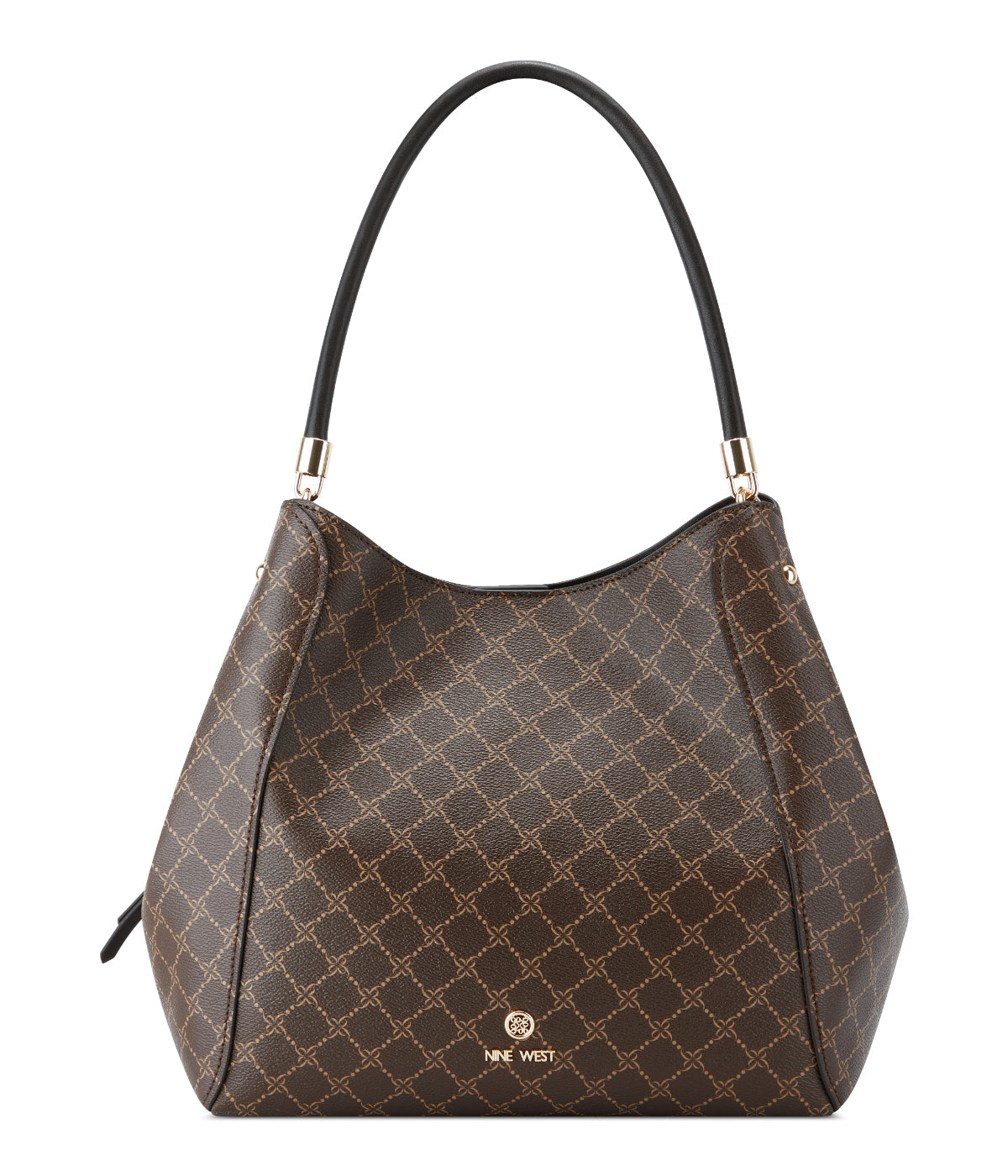  Nine West Etta Jet Set Carryall - Brown/Black - Bonton