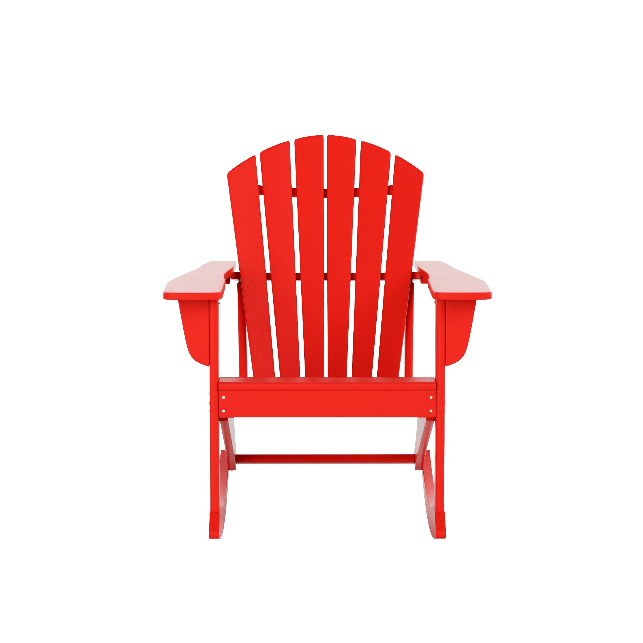  Westin Furniture Altura Outdoor Rocking Adirondack Chair - Teak - Bonton