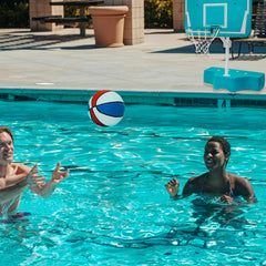 42 Inch Poolside Adjustable Basketball Hoop for In-Ground Pools