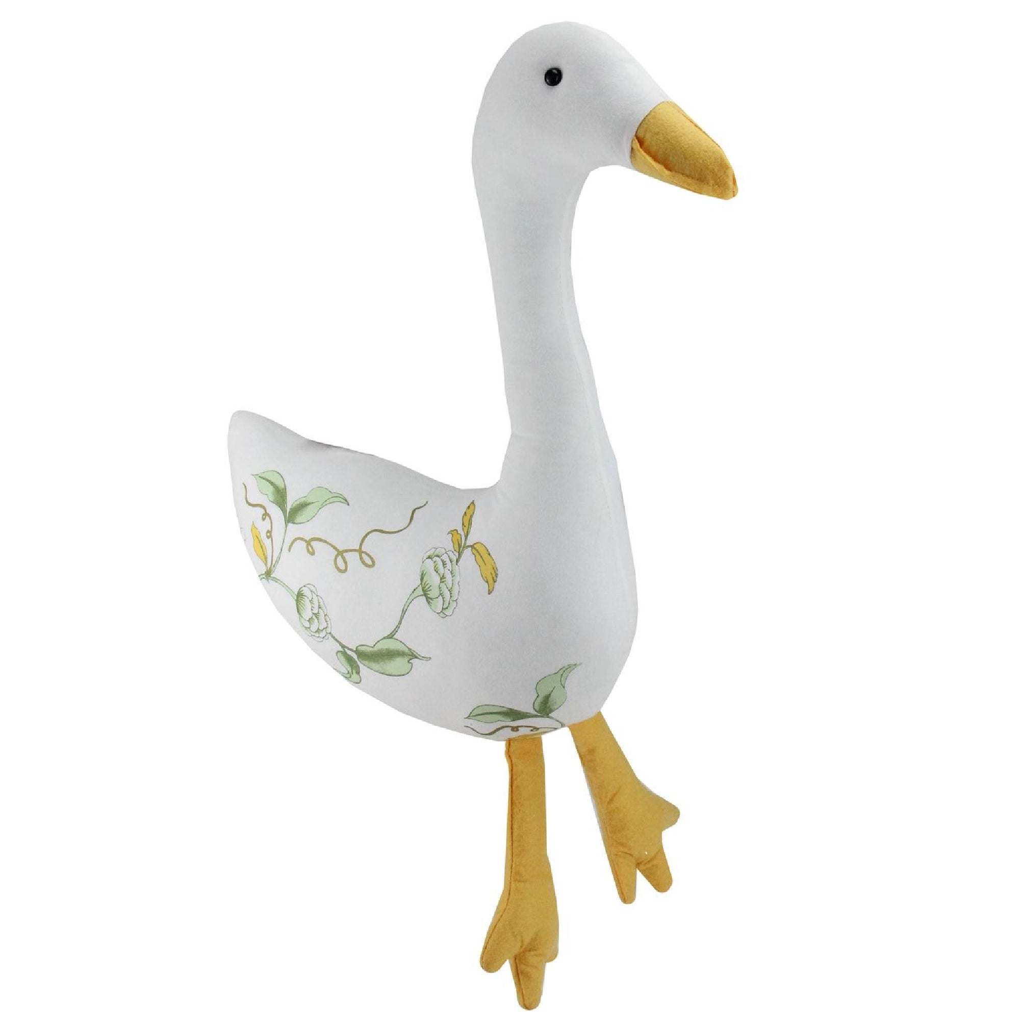  Northlight Plush Floral Goose Decoration - 16