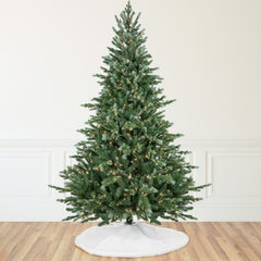 Real Touch™? Pre-Lit Medium Blue Spruce Artificial Christmas Tree - 9' - Clear Lights