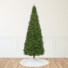 15' Pre-Lit Genoa Fraser Fir Slim Artificial Christmas Tree - Clear Lights