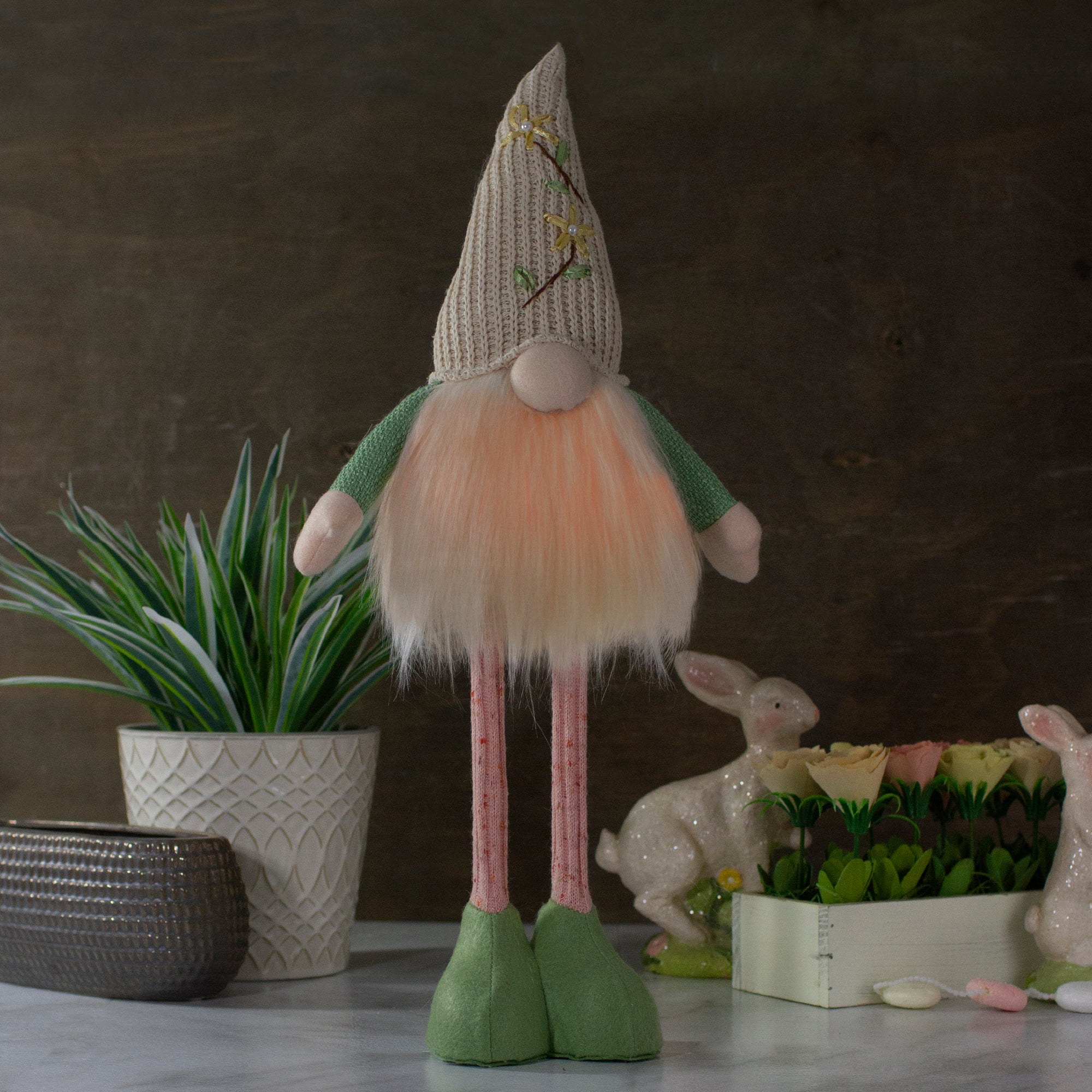  Standing Gnome with Knitted Hat, 22