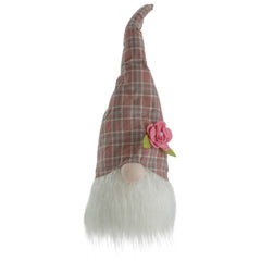 Plaid Gnome Head Tabletop Decor, 20"