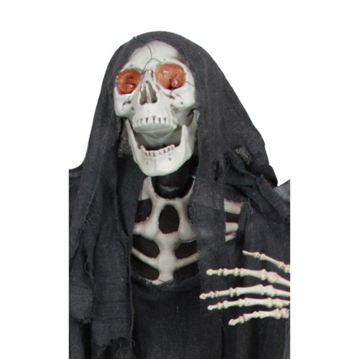  Northlight Lighted Sonic Skeletal Reaper With Wings Halloween Decoration - 66