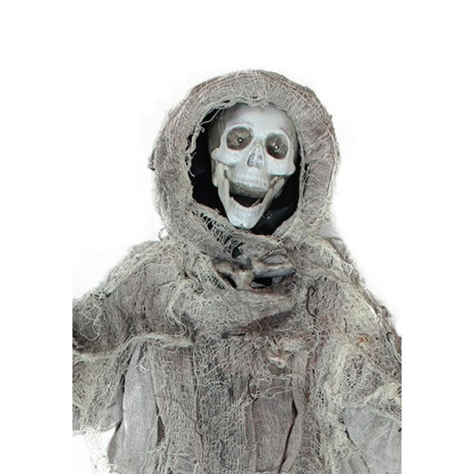 36" Touch Activated Hanging Death Reaper Halloween Decoration