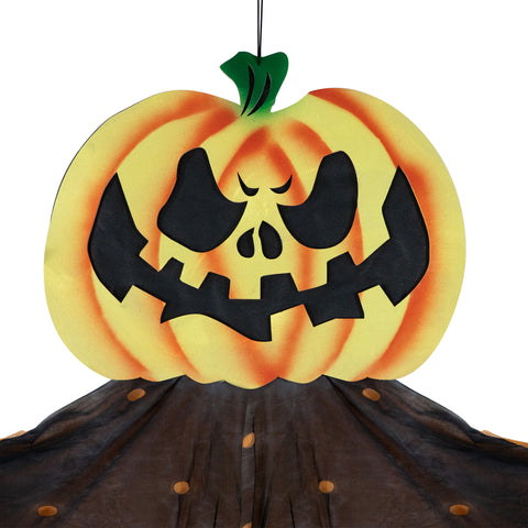 11' Scary Jack-O-Lantern Halloween Hanging Decoration