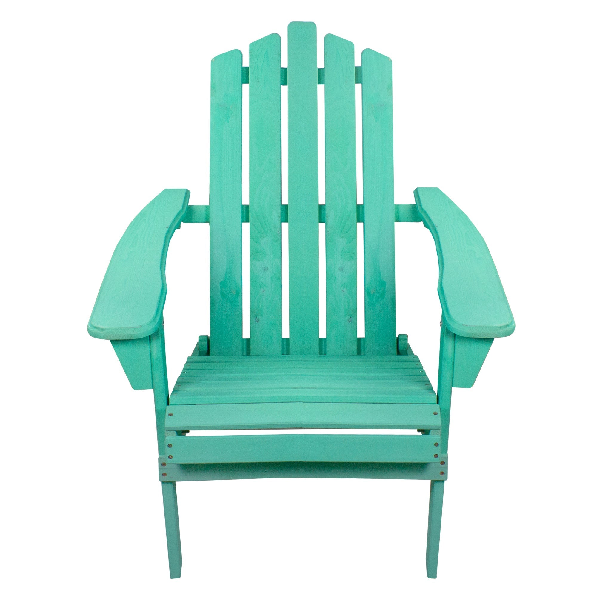  Classic Folding Wood Adirondack Chair - Brown - Bonton