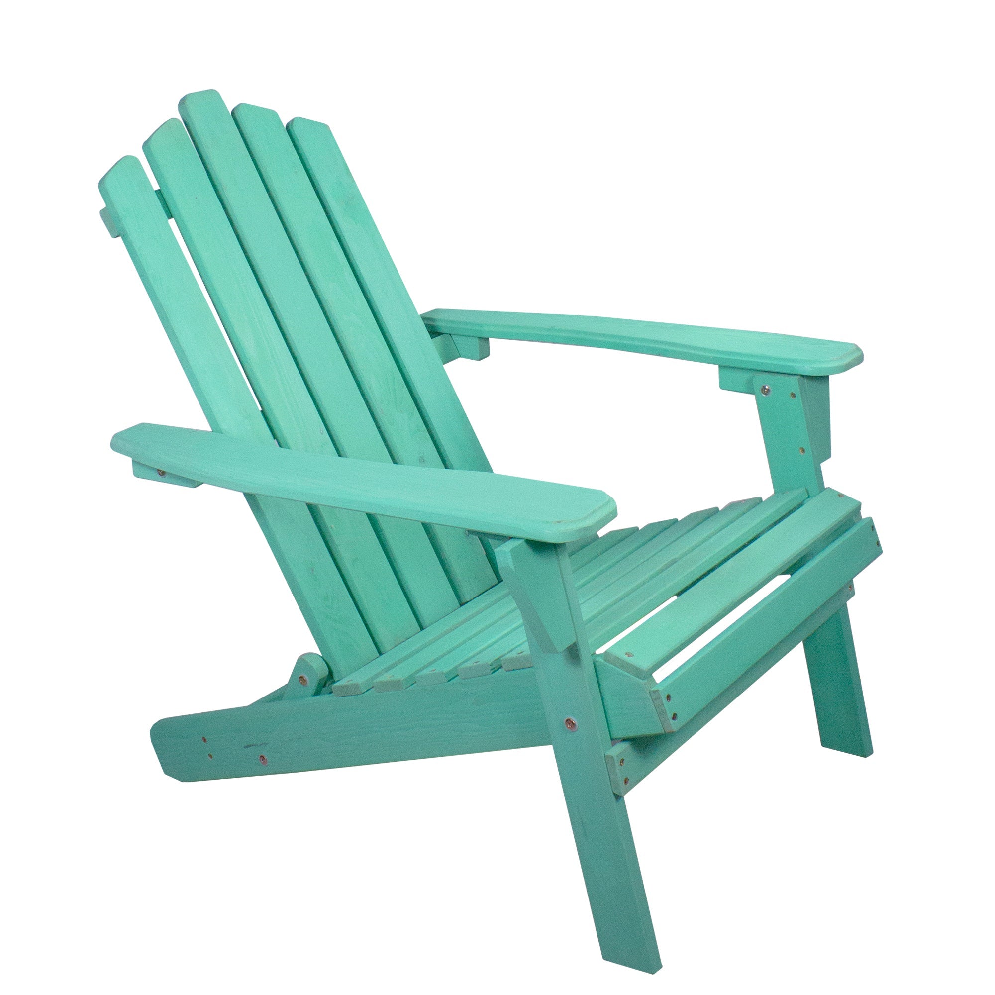  Classic Folding Wood Adirondack Chair - Brown - Bonton