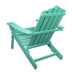 36" Green Classic Folding Wooden Adirondack Chair