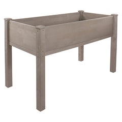 Wood Raised Garden Bed Planter Box with Liner