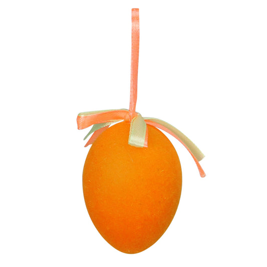 Orange & Green Easter Egg Ornaments Pack of 12