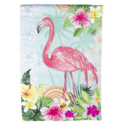 Tropical Flamingo Spring Outdoor Garden Flag