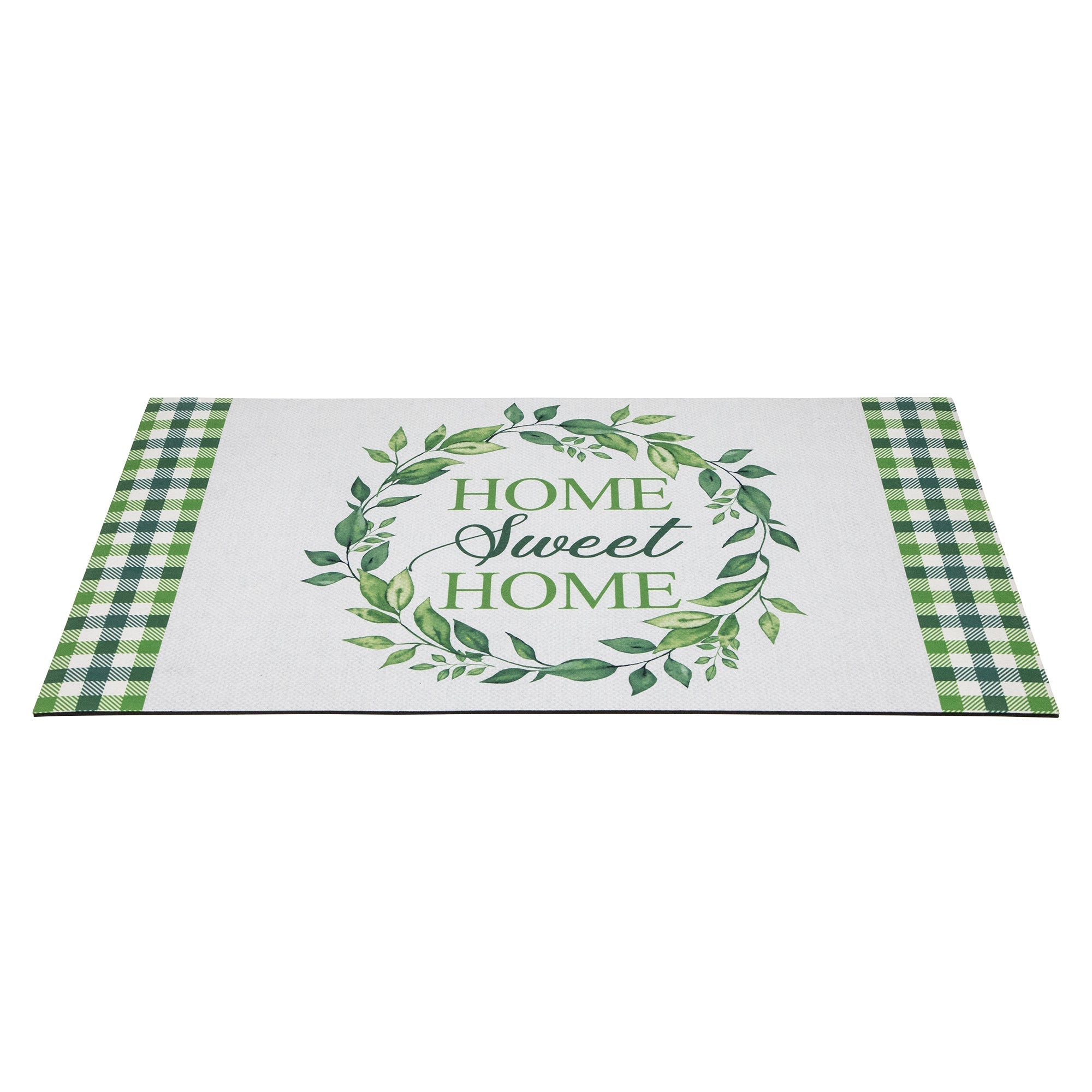  Home Sweet Home Gingham Doormat 18