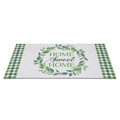 Home Sweet Home Gingham Doormat 18" x 30"