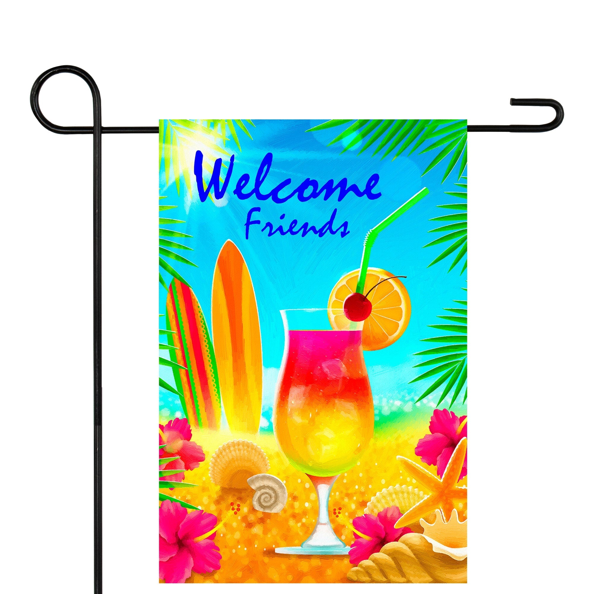  NorthLight Tropical Beach Outdoor Garden Flag 12.5