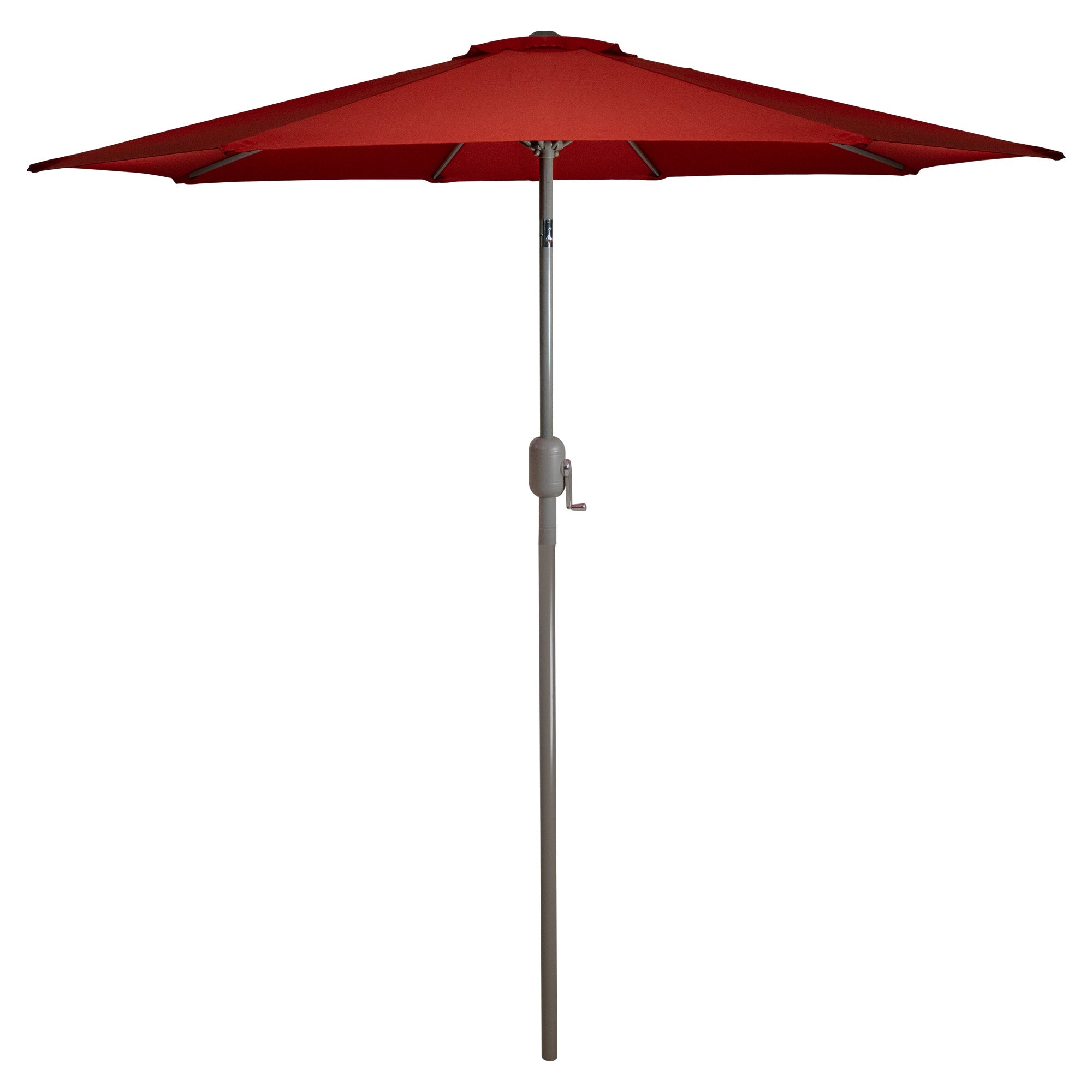  Outdoor Patio Market Umbrella with Hand Crank and Tilt - Green - Bonton