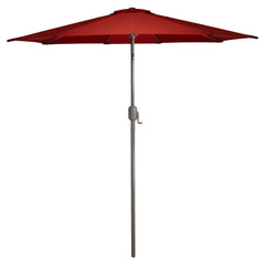 Outdoor Patio Market Umbrella with Hand Crank and Tilt