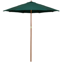 Outdoor Patio Market Umbrella with Wooden Pole