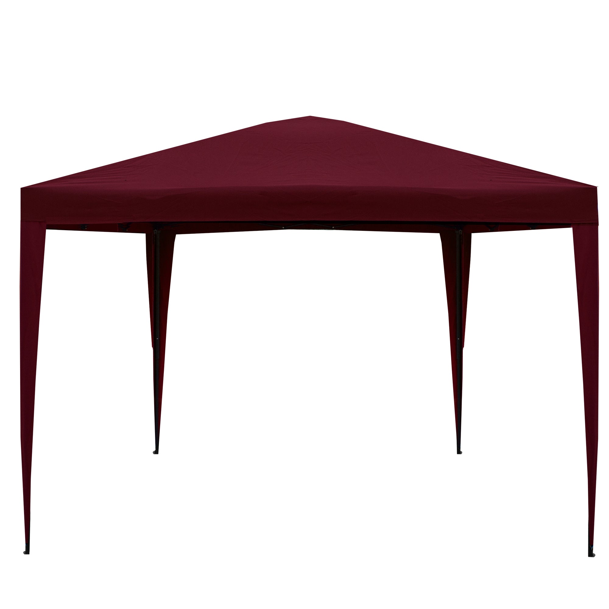  Northlight 10' X 10' Burgundy Pop-Up Outdoor Canopy Gazebo - Burgundy - Bonton