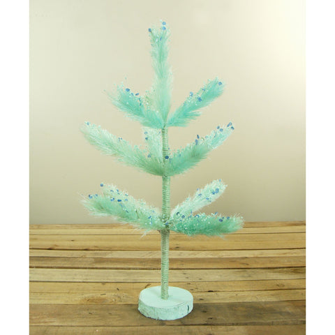 19" Pastel Green Pine Artificial Easter Tree - Unlit