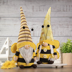 Bumblebee Boy Springtime Gnome, 17"