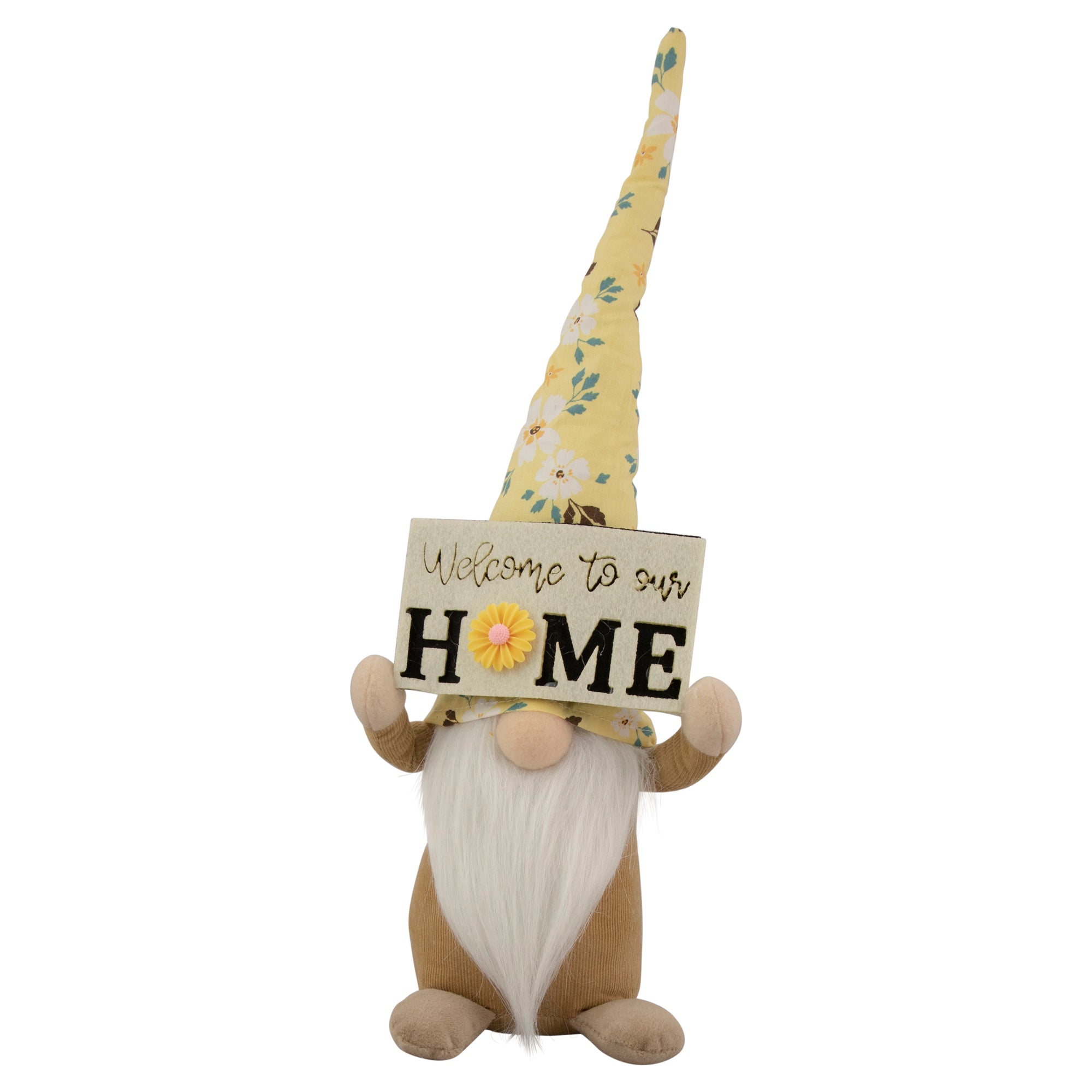  Spring Sunflower Hat Gnome with Home Sign, 15.25