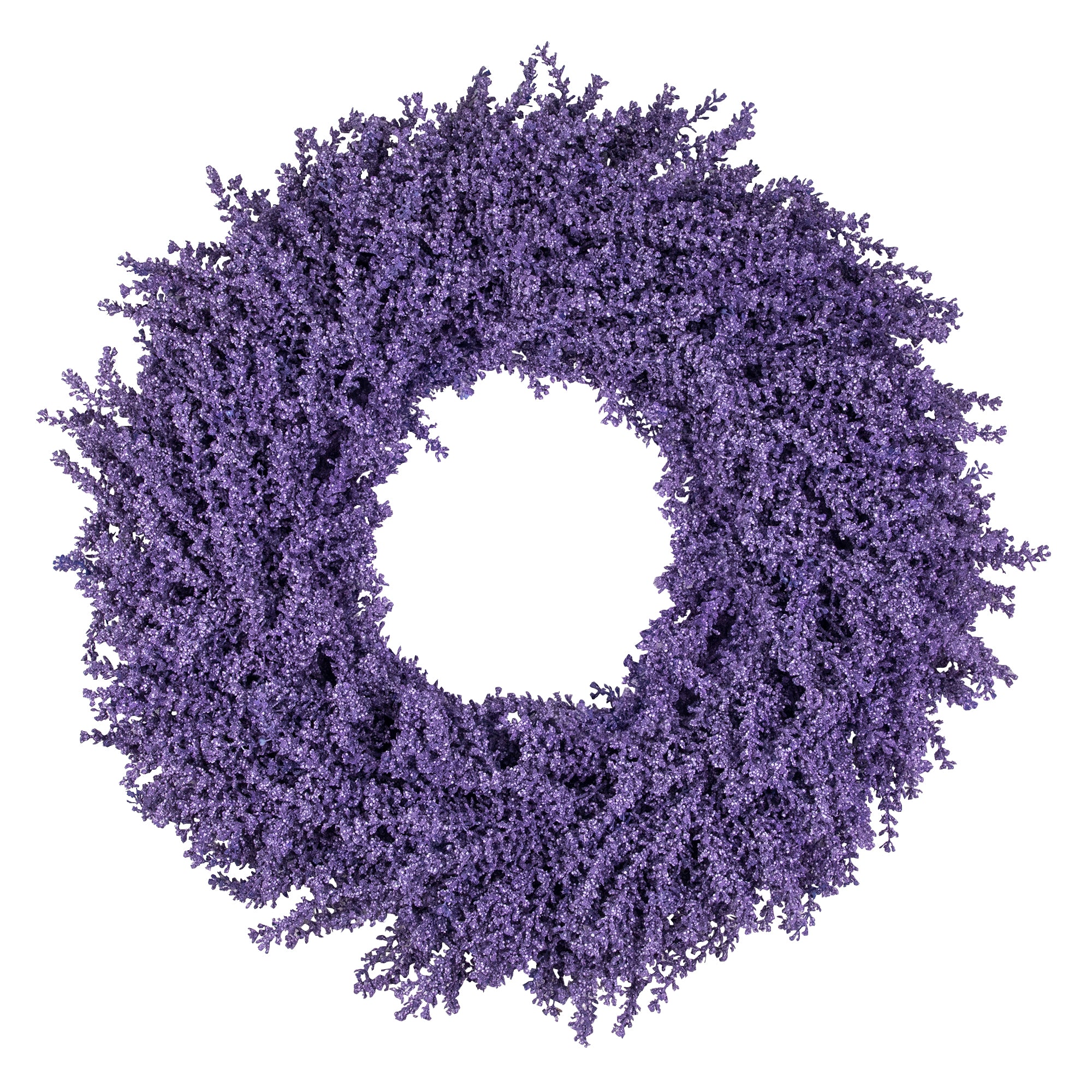  Northlight Purple Lavender Artificial Floral Spring  Wreath  28-Inch  Unlit - Default Title - Bonton