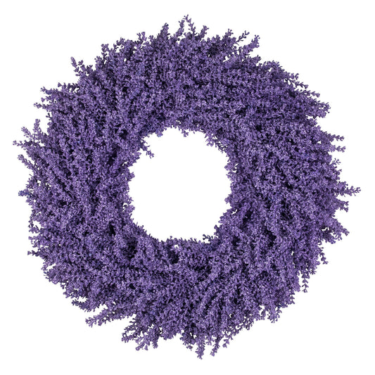 Lavender Floral Spring Wreath 28"