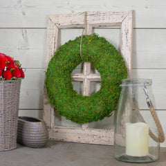 Reindeer Moss Floral Spring Wreath